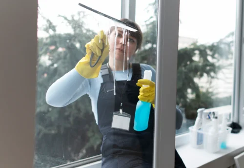 Nettoyage de vitres intérieures et extérieures à Blot-l'Église